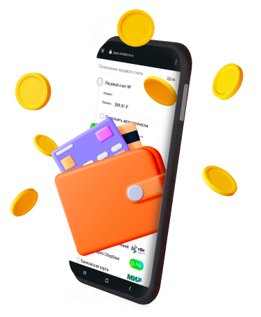 Пополнение лицевого счета