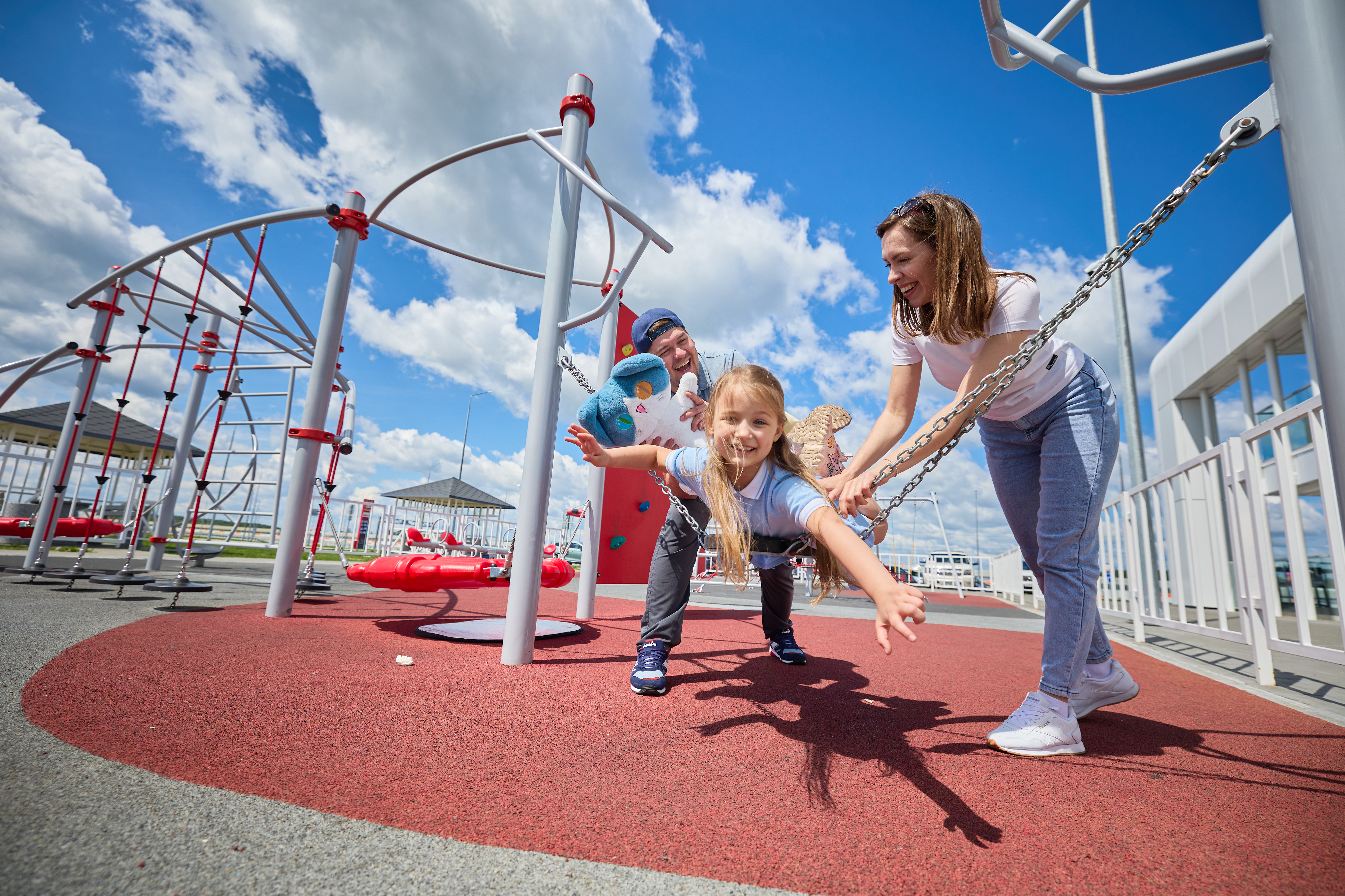 Спортивная площадка на территории многофункциональной зоны отдыха