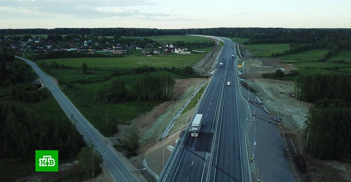НТВ: Центральная кольцевая автодорога разгрузила МКАД на 16%